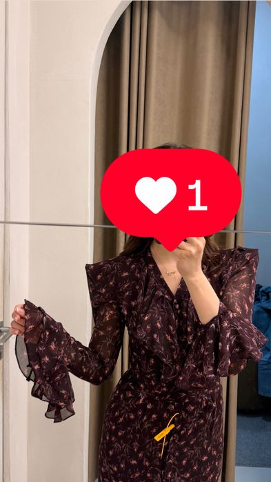 Продам шифоновое платье