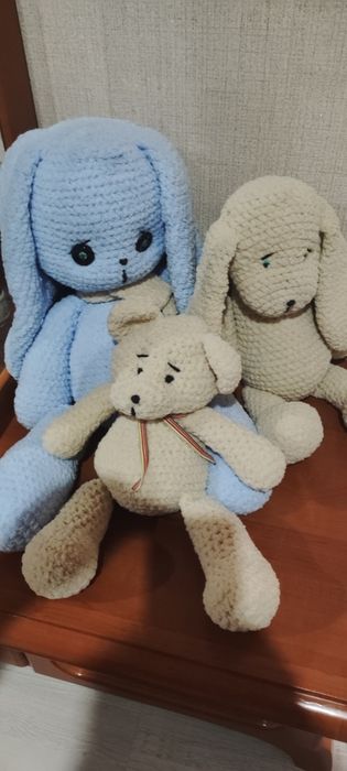 Мягкие игрушки  ручной работы.