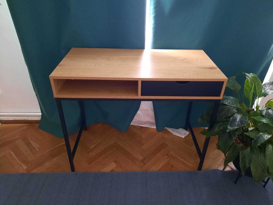 Birou 48x95 stejar cald/negru