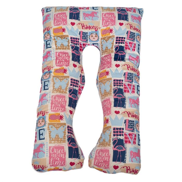 НАМАЛЕНИЕ на У-образна възглавница за бременни+калъфка в десен по избо