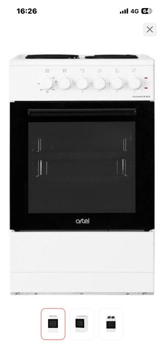 Кухонная плита Artel Comarella 50 00-E белый