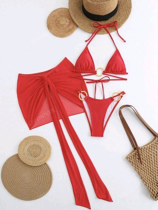 shein нов дамски комплект бански