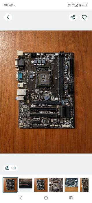 Gigabyte H110m s2pv  сокет 1151.
