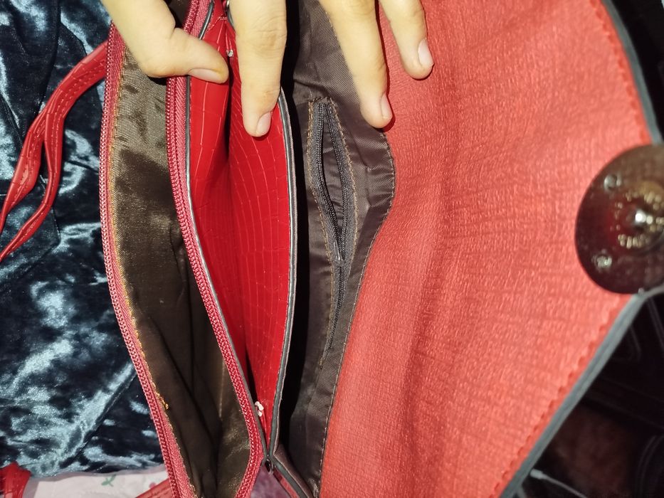 Сумка кошелек в красном цвете