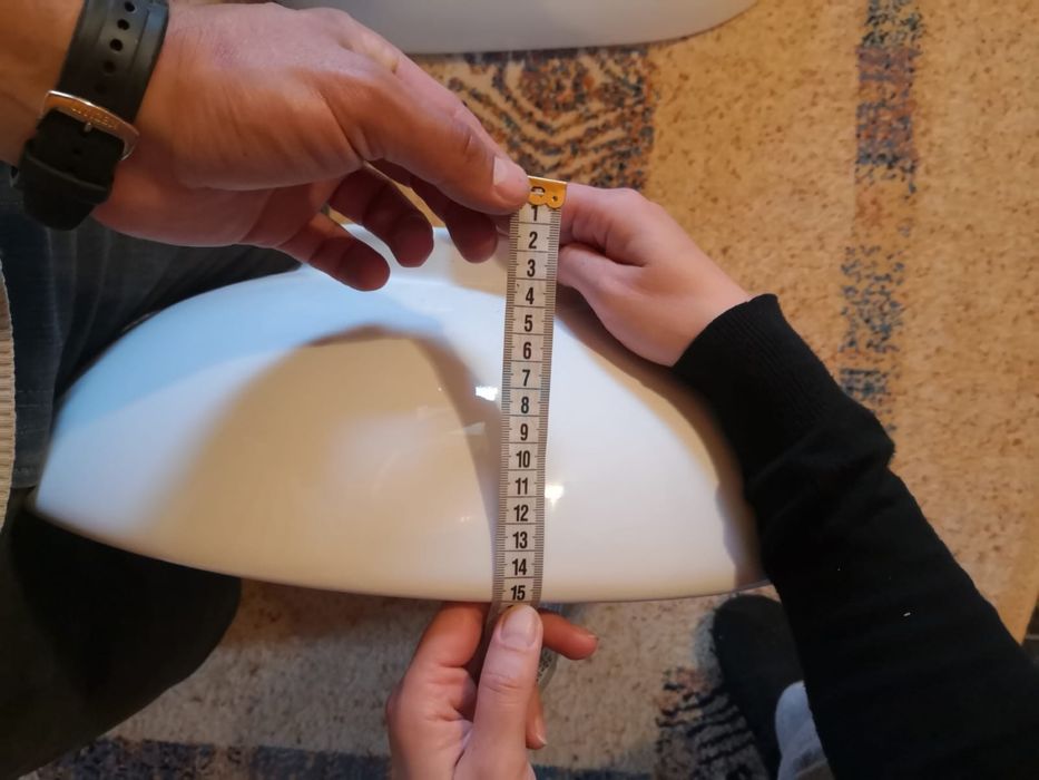 Lavoar/chiuveta ceramica baie blat Made in Italy noua la sfert de pret