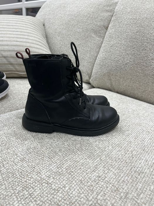 Осенние ботинки для девочек, бренд Geox, размер 33