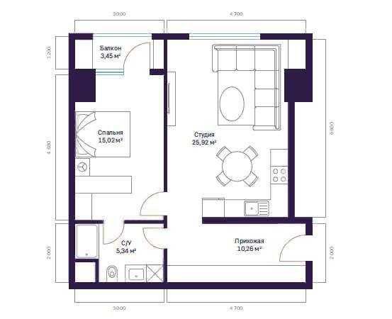 СРОЧНО ПРОДАЁТСЯ 1ком квартира на ЖК Modera Towers 24.71