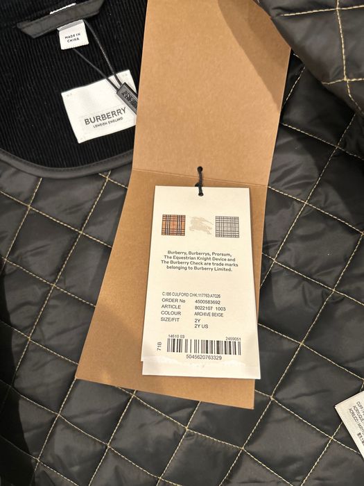 Burberry детско яке