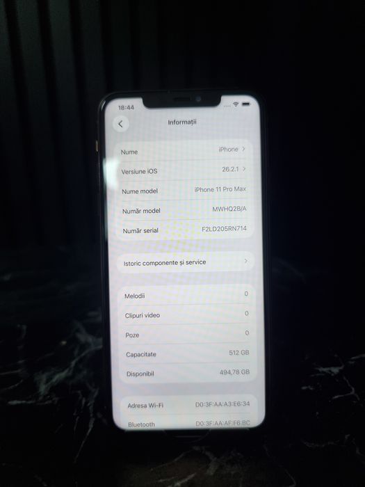 Nobel Amanet - iPhone 11 Pro Max, 512gb, 100%, Gold