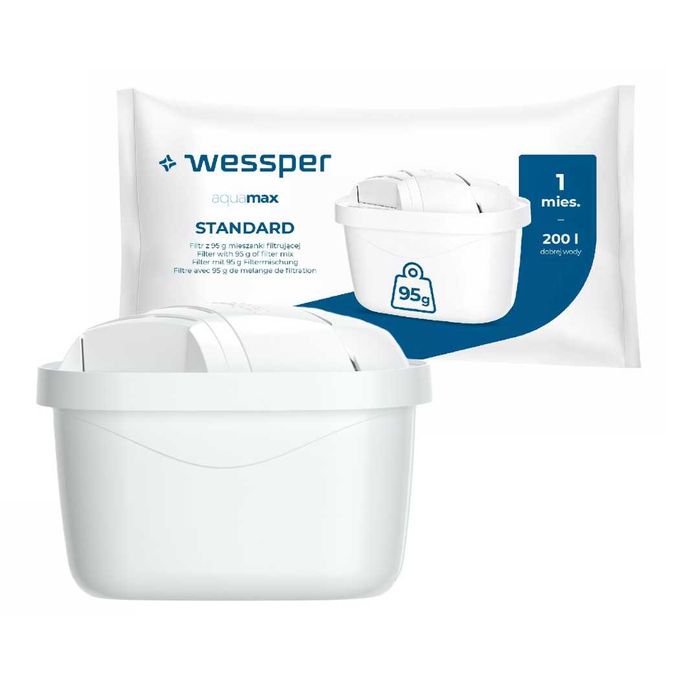 Воден филтър, Wessper AquaMax, съвместим с Brita Maxtra, Dafi Unimax