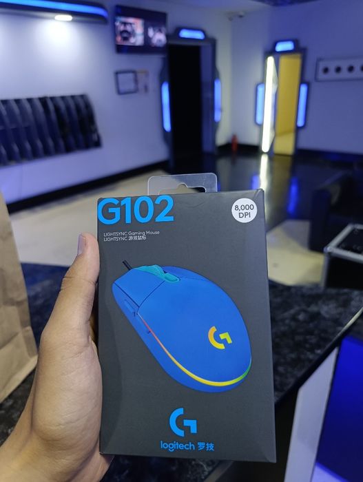 Синий Logitech g102 LIGHTSYNC
