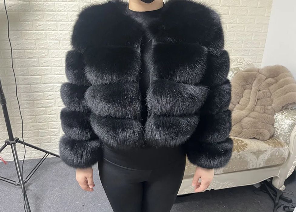 Blană naturală de vulpe