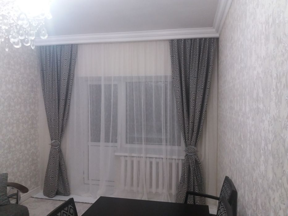 Шторы и тюль .тюль лен