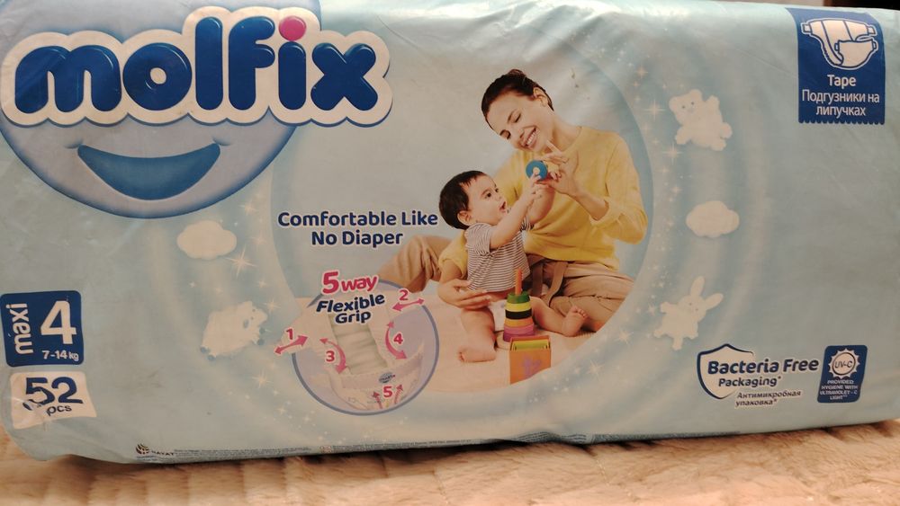 Подгузники molfix 4