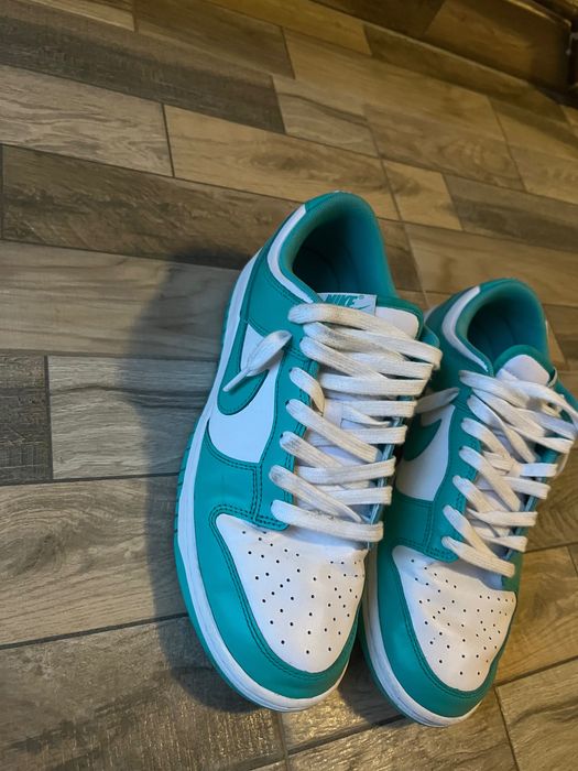 Nike dunks low clear jade