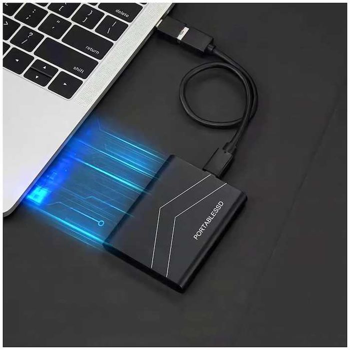 Hard disk extern SSD,2TB,USB 3.1,pentru PC Mac Desktop Laptop,nou