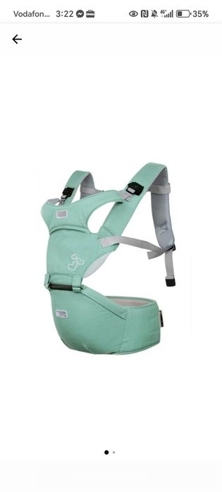 Marsupiu ergonomic verde menta