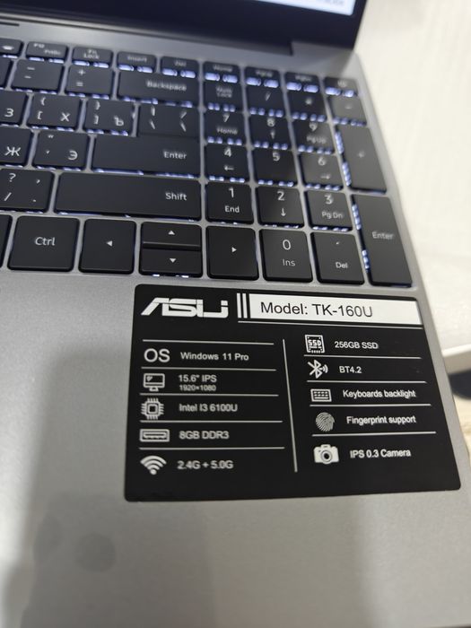 Optom Noutbuk ASIJ 15.6" FHD, Core i3-6100U, 8GB DDR3, 256GB SSD