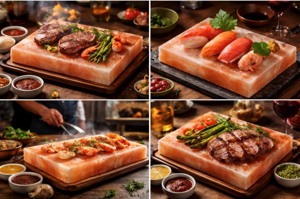 Плитка из гималайской соли шлифованный для BBQ, Обжарка на газ-электр