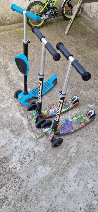 Колело за баланс и тротинетка