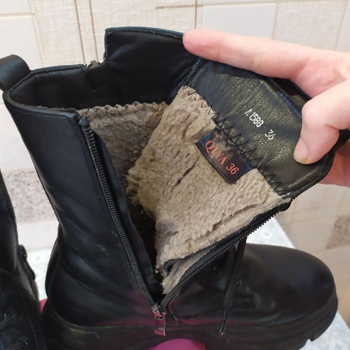 Зимние ботинки, размер 36-37