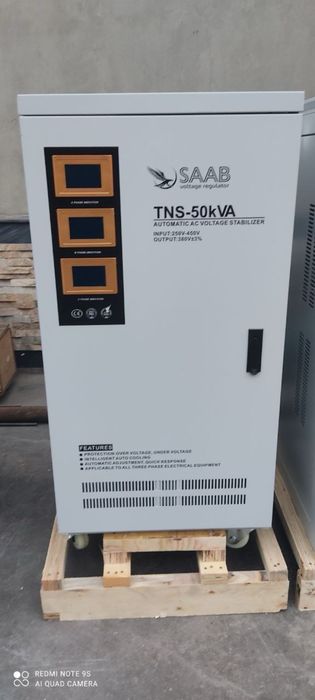 50 квт стабилизатор напряжения SAAB TNS 50 kva 380W optom arzon tok