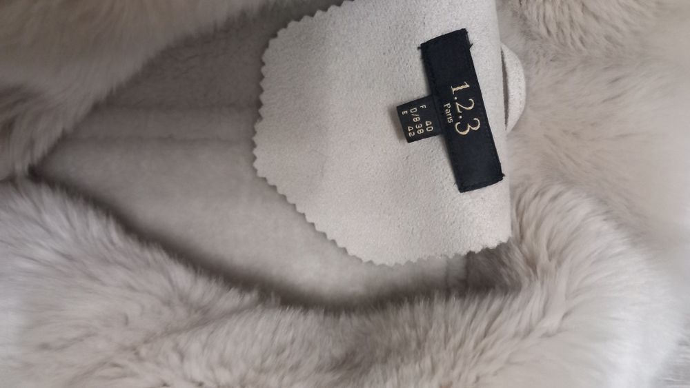 Дамско пухено палто