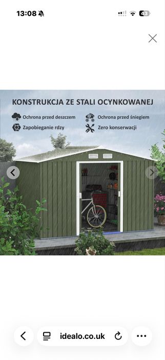 Magazie de gradina Outsunny, 277x195x192cm, Noua