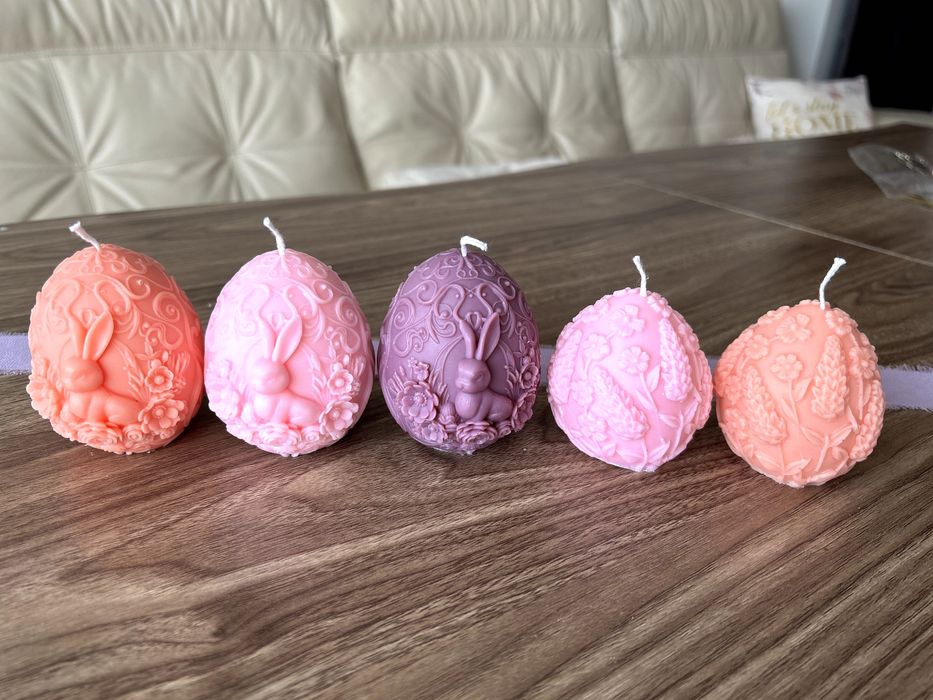 Натурални соеви свещи Великден Ароматни