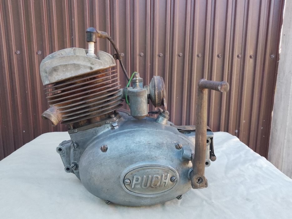 Motocicleta Daimler Puch 125, din anul 1940