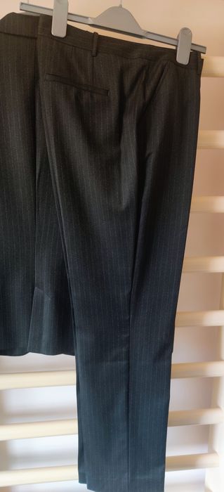 Costum office Dika cu pantaloni gri cu dungi