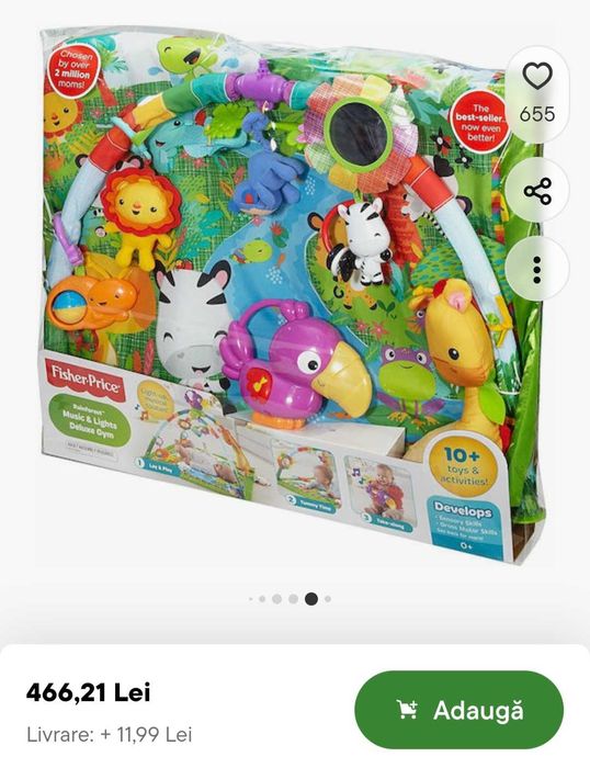 Covoraș activități bebe