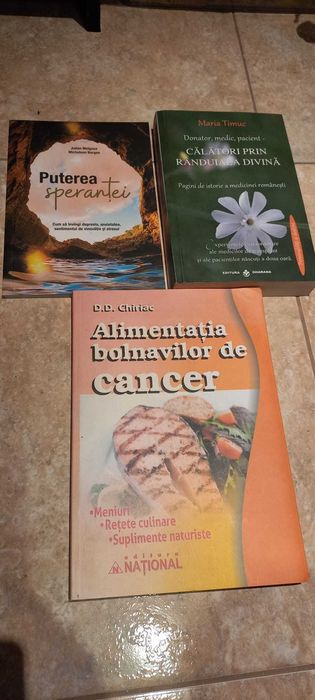 Lot 3 Carti interesante bolnavi de cancer
