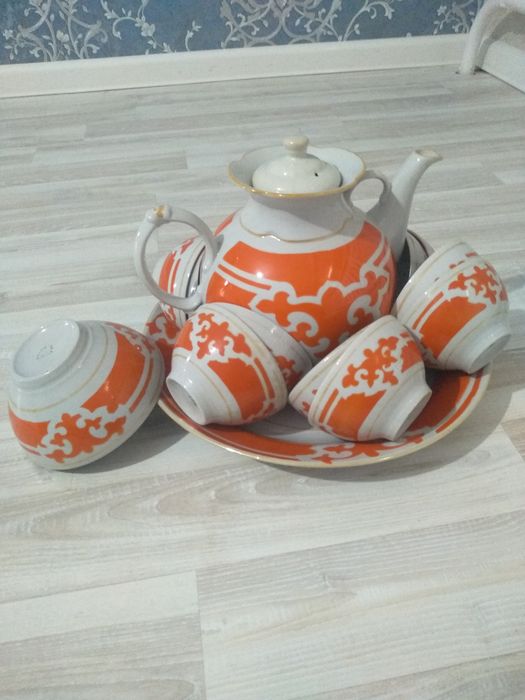 Чайный сервиз. Казахский.СССР новый