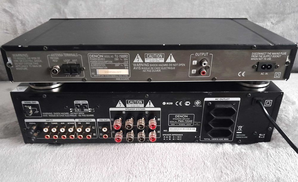 set Hi-Fi DENON amplificator PMA 720AE + tuner TU-1500RD
