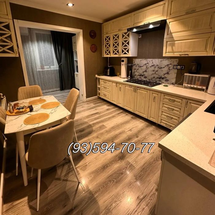 3 Xonali  ZAMONAVIY  kvartira Sotiladi, Sergeli 3, Metro Turon,