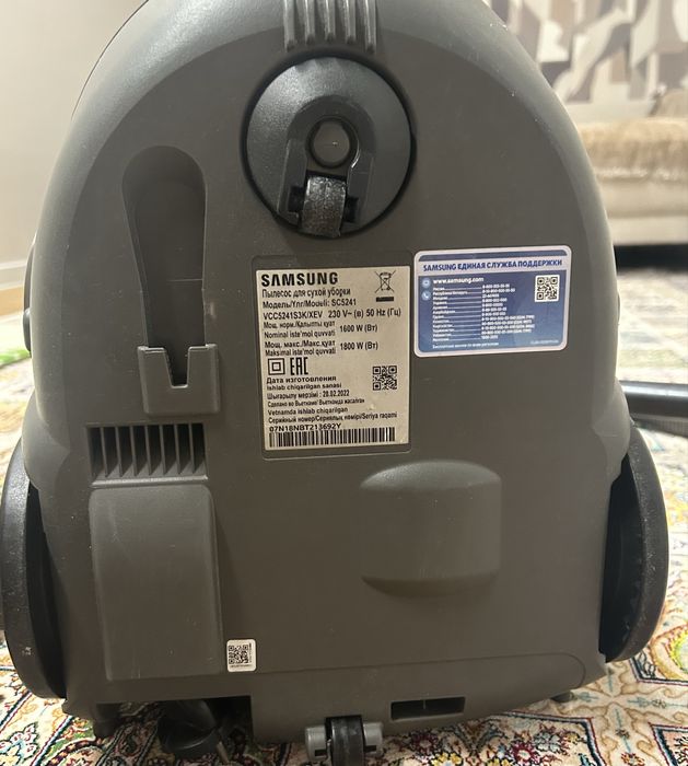 Продам оригинальный мешковый пылесос Samsung SC5241 (серия Easy)