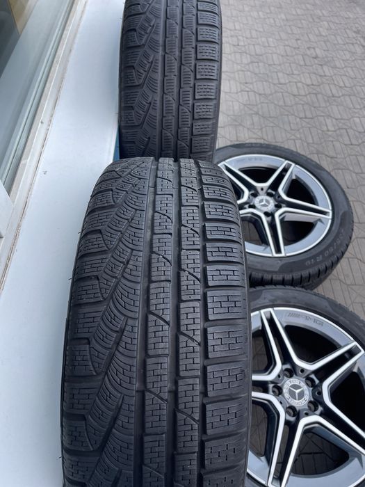 jante originale mercedes amg r19 gla glb w247 echipate iarna ca noi