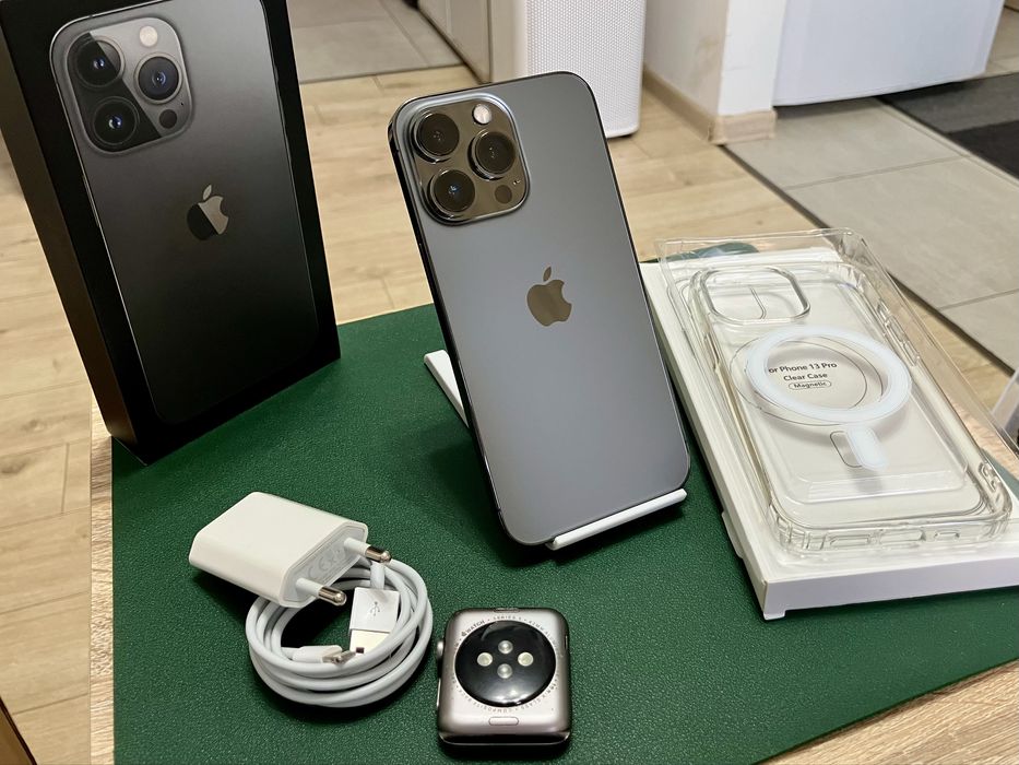 IPhone 13 Pro 512 GB  fullbox 100 bateria Apple Watch 3