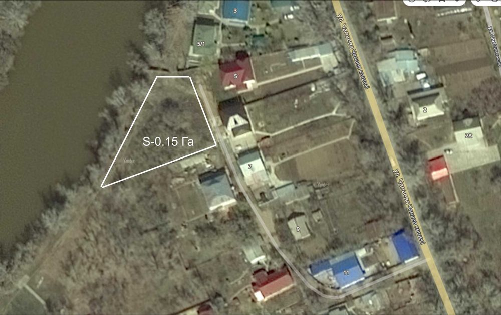 Участок 15 соток  ул. Чапаева