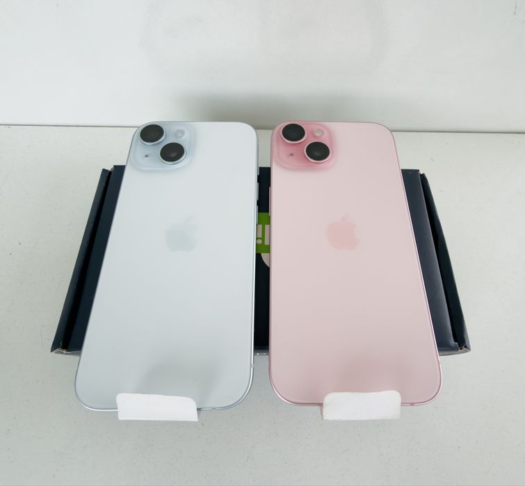 НОВ! iPhone 15 128GB Pink / Blue Гаранция!