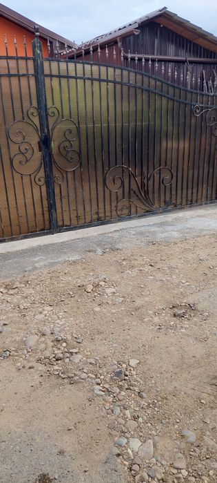 Poarta fier forjat 6 metri, din doua bucati