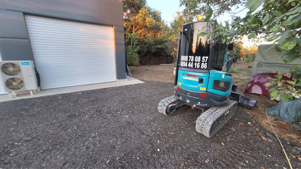 Услуга с мини багер 100 €