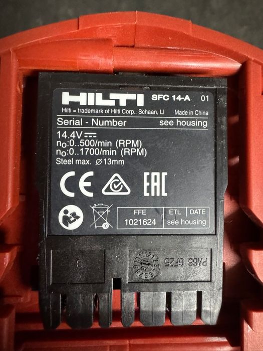 Vand filetanta hilti