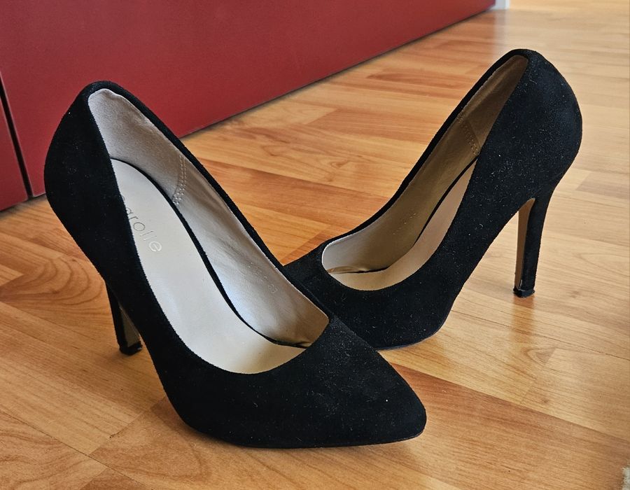 Pantofi negri stiletto marimea36