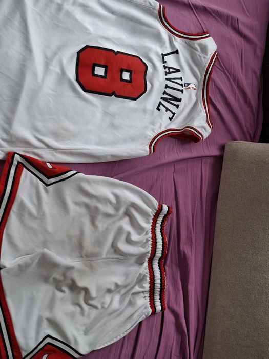 Set baschet alb de barbati Nike  marimea M
