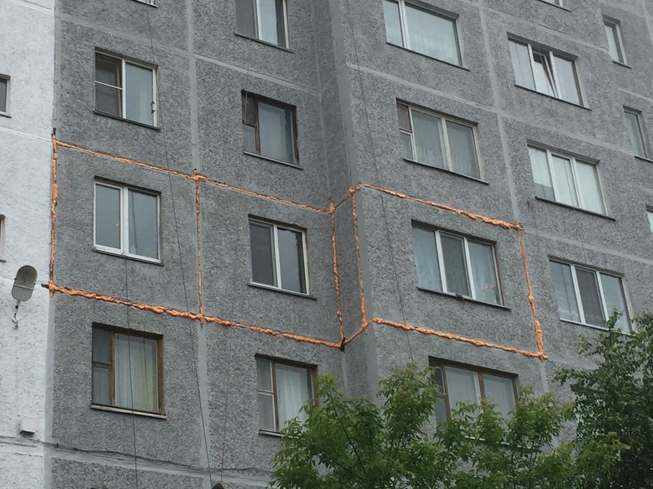 Высотные работы. Ремонт крыш и балконов. Альпинист. Утепление. Швы ...