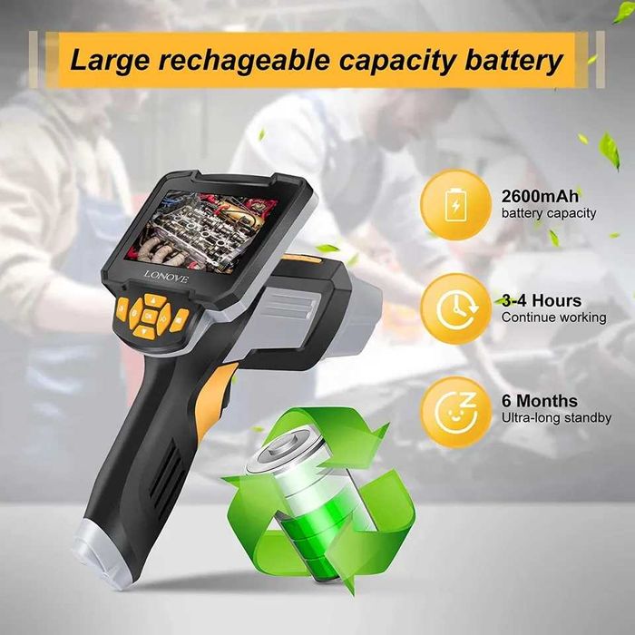 Endoscop camera video profesionala 4,3inch,acumulator video foto