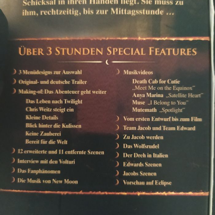 DVD The Twilight Saga:New Moon Fan Edition немско издание