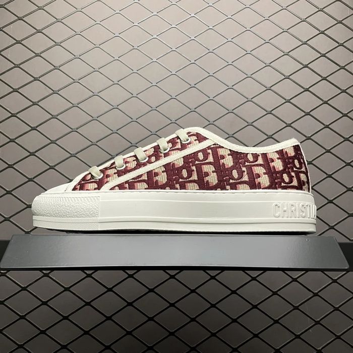 CD Walk N Dior Oblique Red Canvas